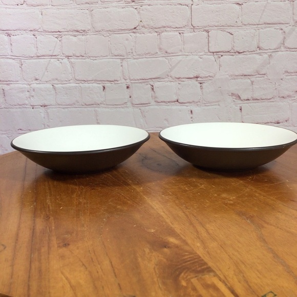 Vintage Mikasa Snow White 7061 Terra Stone Fruit/Dessert Bowls - Set of 2 - Picture 2 of 5